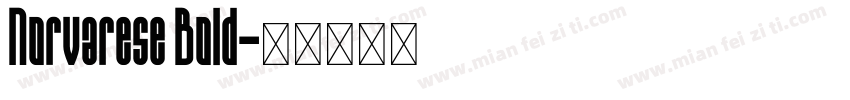 Norvarese Bold字体转换